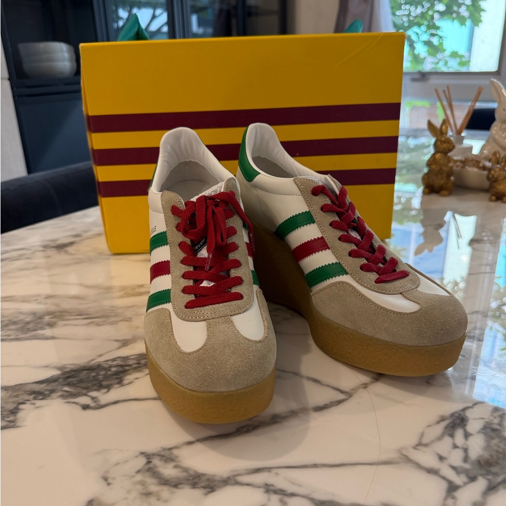 Adidas x Gucci Gazelle Platform NIB sz 40.5
